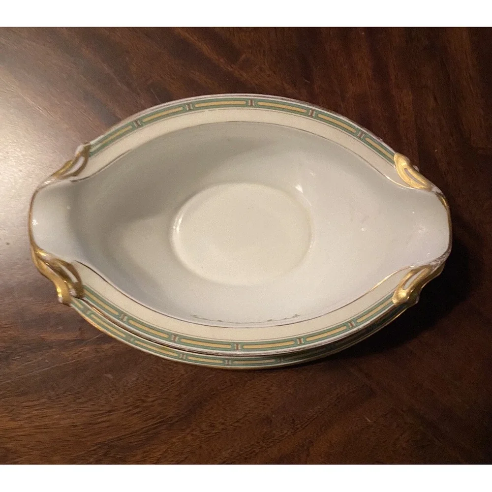 VINTAGE NORITAKE CHINA JAPAN SMARTNIS GRAVY BOAT - CA 1931
